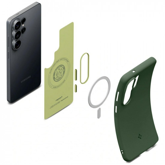 Spigen Nano Pop Mag MagSafe case for Samsung Galaxy S26 Ultra green