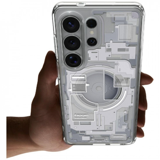 Spigen Ultra Hybrid Mag MagSafe case for Samsung Galaxy S26 Ultra zero one white