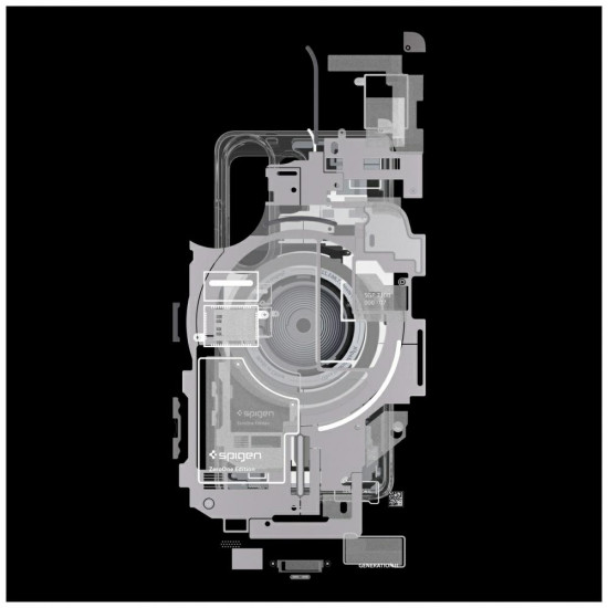 Spigen Ultra Hybrid Mag MagSafe case for Samsung Galaxy S26 Ultra zero one white