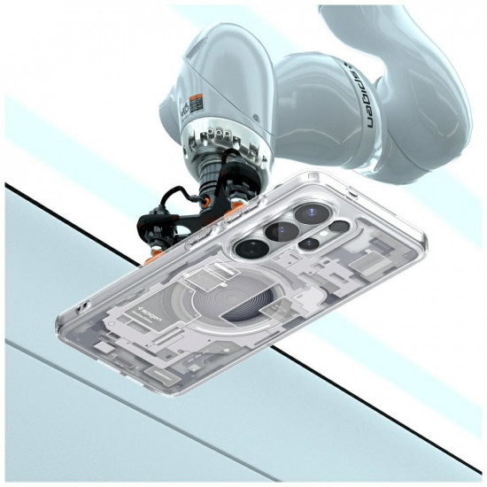 Spigen Ultra Hybrid Mag MagSafe case for Samsung Galaxy S26 Ultra zero one white