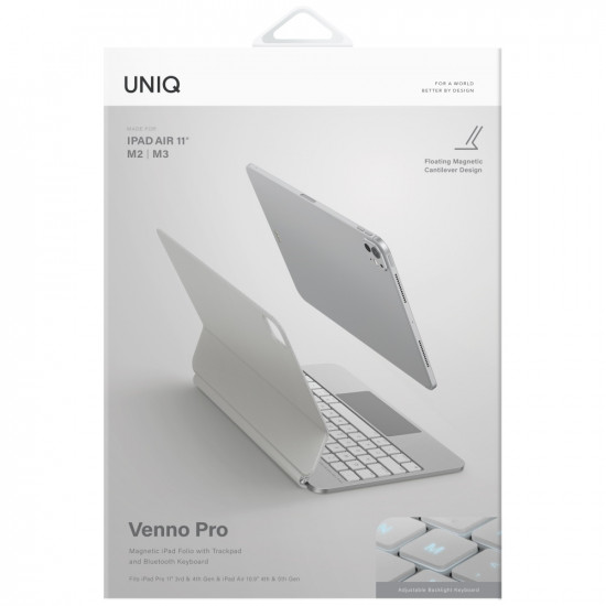 Case UNIQ Venno Pro Magnetic Smart with keyboard for iPad Air 11" (2024/25) | Air 10.9" (2022/20) ca