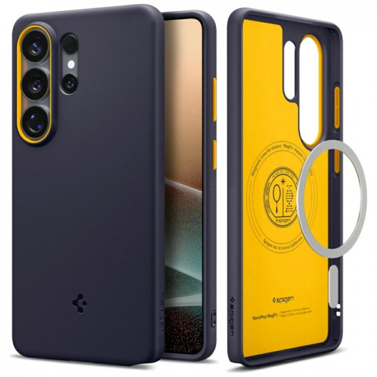 Spigen Nano Pop Mag MagSafe case for Samsung Galaxy S26 Ultra navy blue