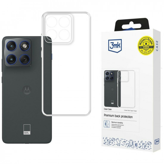 3MK Clear Case for Motorola Edge 70
