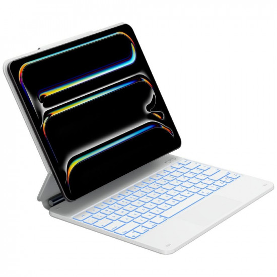 Case Typecase Edge with keyboard for iPad Pro 13" 2024/2025 white