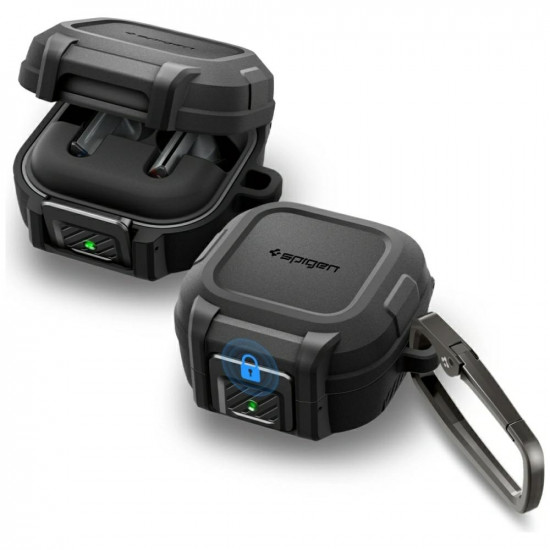 Case Spigen Lock Fit for Samsung Galaxy Buds4 / Buds4 Pro black