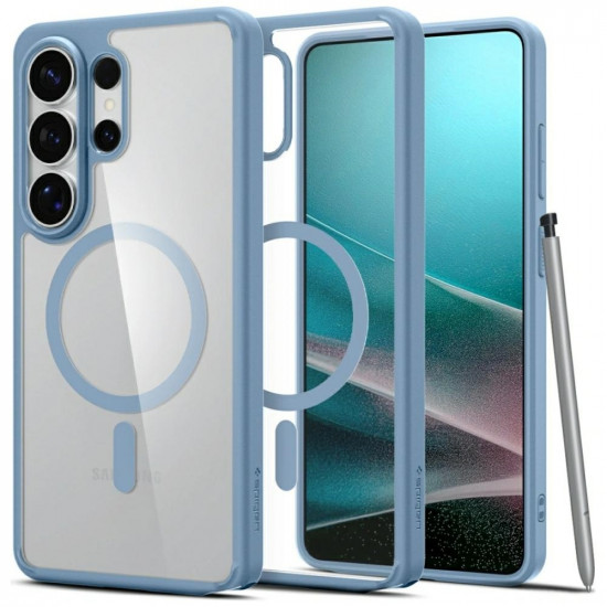 Spigen Ultra Hybrid Mag MagSafe case for Samsung Galaxy S26 Ultra light blue