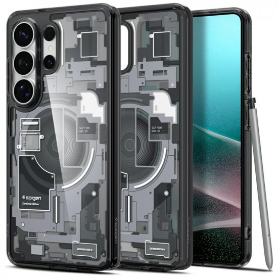 Spigen Ultra Hybrid Mag MagSafe case for Samsung Galaxy S26 Ultra zero one black