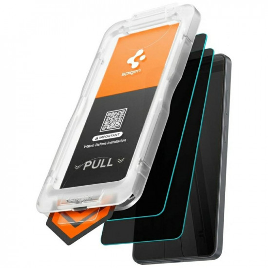 Spigen Glas.TR "EZ FIT PRO AC" Privacy Tempered Glass for Samsung Galaxy S26+ 2 pieces