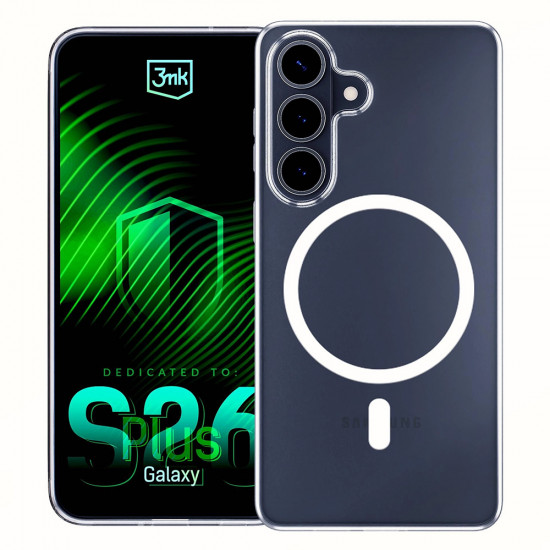 3mk Clear MagCase Samsung Galaxy S26 Plus Transparent