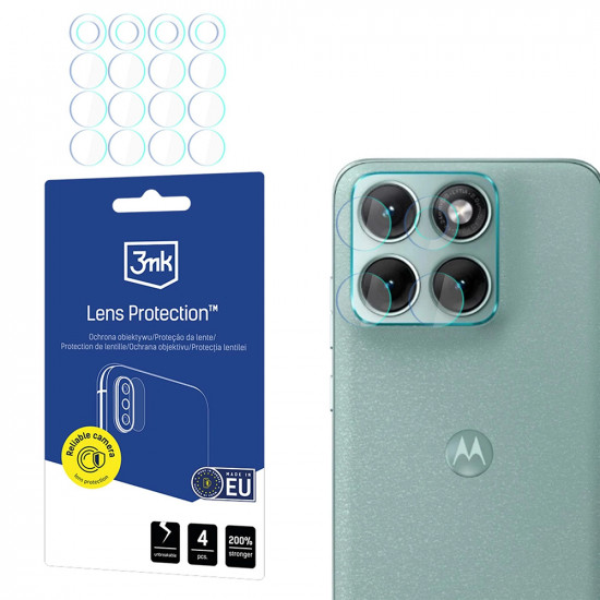 3mk Lens Protection (4 pack) Motorola Edge 70 Fusion Clear