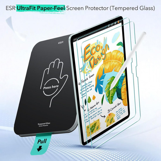 ESR Paper Feel UltraFit Tray (2 pack) iPad 10 (2022) 10.9 / 11 (2025) / 12 (2026) Clear ESR Paper Feel UltraFit Tray (2 pack) iPad 10 (2022) 10.9 / 11 (2025) / 12 (2026) Clear