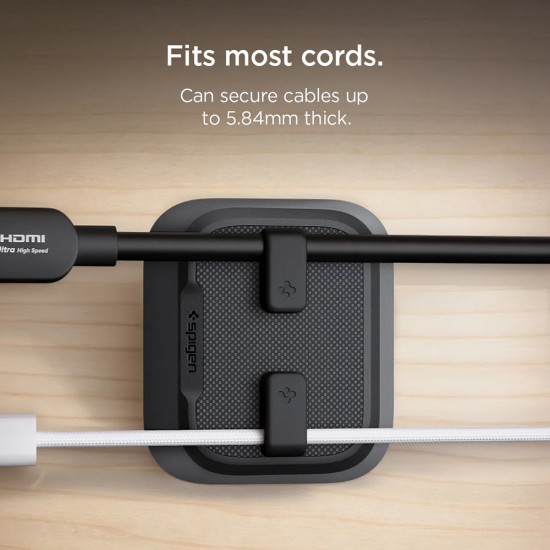 Spigen Magnetic Cable Holder LD103 (APP11145) Black