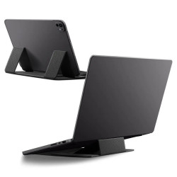 Spigen Slim Fold Laptop Stand LD201 S8 (AMP11117) Foldable, Slim, Stable, Anti Slip, Non Adhesive, Up to 16" Black