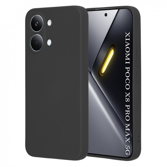 Techsuit SoftFlex Xiaomi Poco X8 Pro Max Black Techsuit SoftFlex Xiaomi Poco X8 Pro Max Black