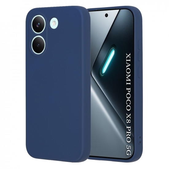 Techsuit SoftFlex Xiaomi Poco X8 Pro Navy Blue Techsuit SoftFlex Xiaomi Poco X8 Pro Navy Blue