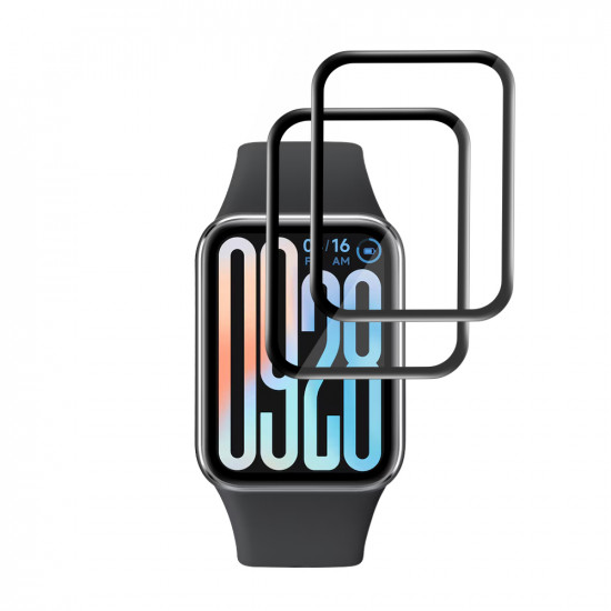 Techsuit Nano Flex (2 pack) Xiaomi Smart Band 9 Pro Black Techsuit Nano Flex (2 pack) Xiaomi Smart Band 9 Pro Black