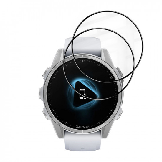 Techsuit Nano Flex (2 pack) Garmin Fenix 8 43mm Black