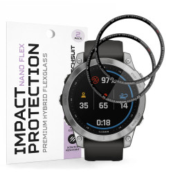 Techsuit Nano Flex (2 pack) Garmin Fenix 7 Black