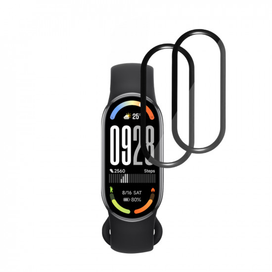 Techsuit Nano Flex (2 pack) Xiaomi Smart Band 10 Black Techsuit Nano Flex (2 pack) Xiaomi Smart Band 10 Black