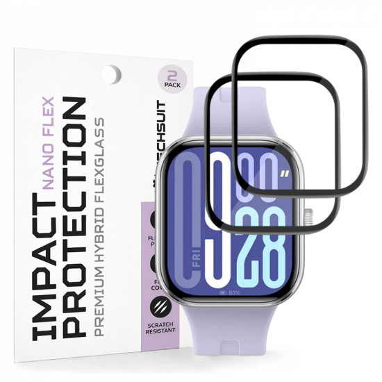 Techsuit Nano Flex (2 pack) Xiaomi Redmi Watch 5 Black