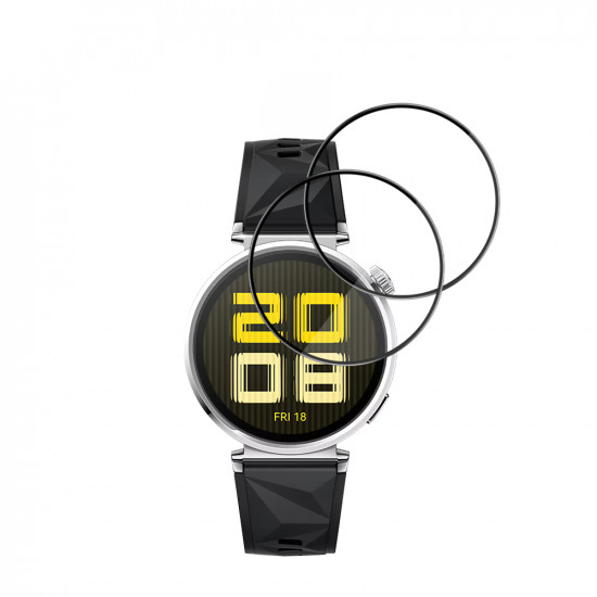 Techsuit Nano Flex (2 pack) Huawei Watch GT 5 41mm Black