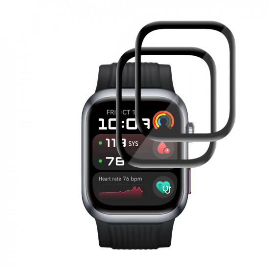 Techsuit Nano Flex (2 pack) Huawei Watch D2 Black