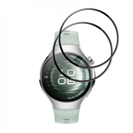 Techsuit Nano Flex (2 pack) Huawei Watch 5 42mm Black