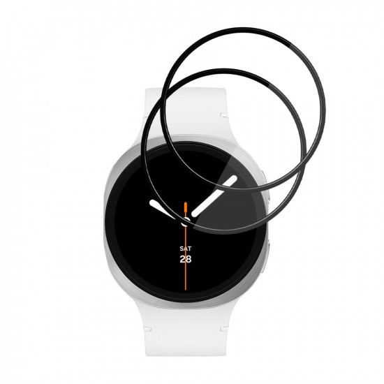 Techsuit Nano Flex (2 pack) Samsung Galaxy Watch8 44mm Black