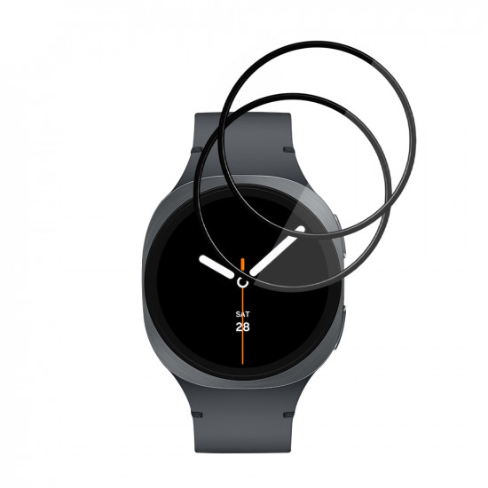 Techsuit Nano Flex (2 pack) Samsung Galaxy Watch8 40mm Black