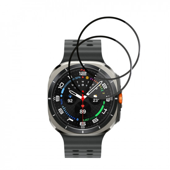 Techsuit Nano Flex (2 pack) Samsung Galaxy Watch Ultra 47mm Black