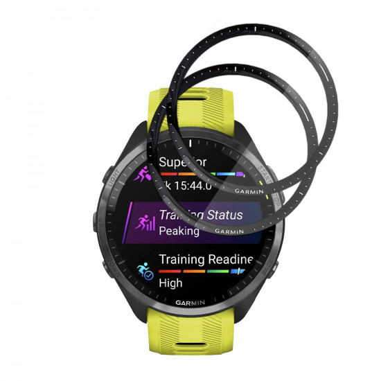 Techsuit Nano Flex (2 pack) Garmin Forerunner 965 Black