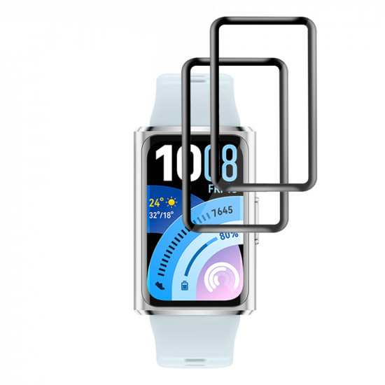 Techsuit Nano Flex (2 pack) Huawei Band 11 Pro Black