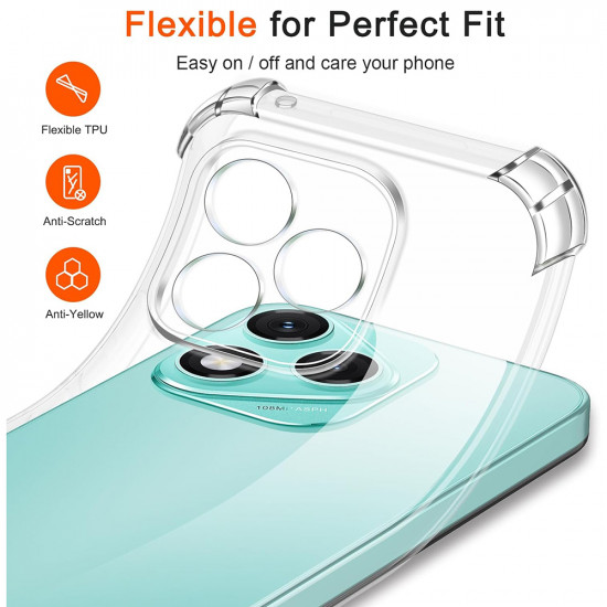 Techsuit Shockproof Clear Silicone Honor 600 Lite Clear Techsuit Shockproof Clear Silicone Honor 600 Lite Clear