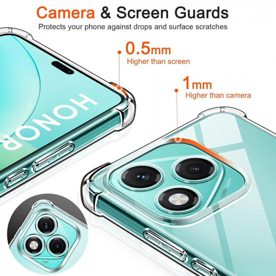 Techsuit Shockproof Clear Silicone Honor 600 Lite Clear Techsuit Shockproof Clear Silicone Honor 600 Lite Clear