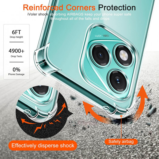 Techsuit Shockproof Clear Silicone Honor 600 Lite Clear Techsuit Shockproof Clear Silicone Honor 600 Lite Clear