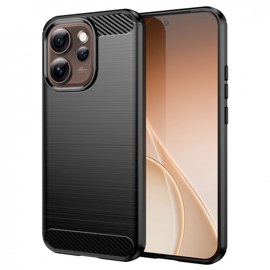 Techsuit Carbon Silicone Oppo Reno15 Pro Max Black