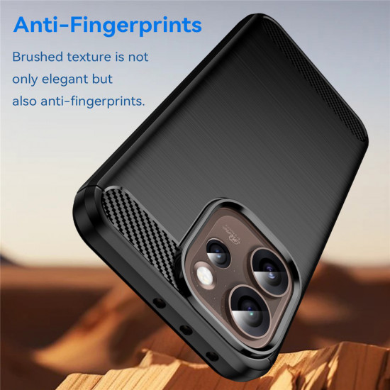 Techsuit Carbon Silicone Oppo Reno15 Pro Max Black