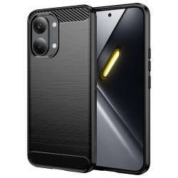 Techsuit Carbon Silicone Xiaomi Poco X8 Pro Max Black