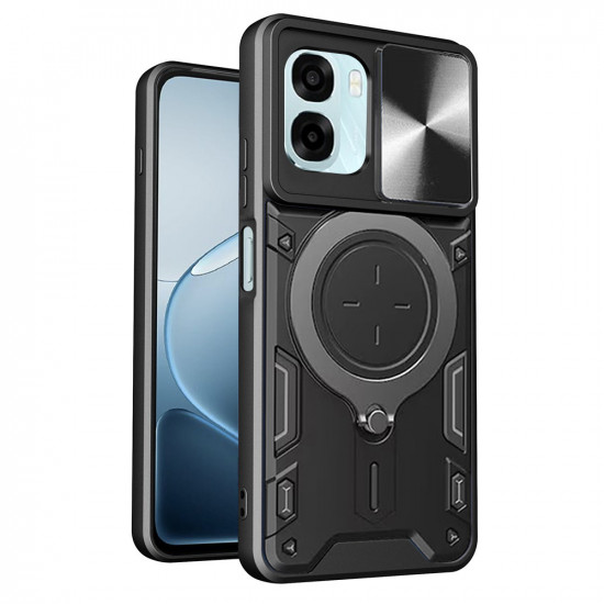 Techsuit CamGuard Pro Oppo A6x 4G / A6x 5G Black Techsuit CamGuard Pro Oppo A6x 4G / A6x 5G Black