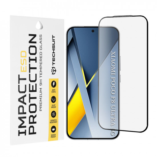 Techsuit ESD Glass Xiaomi Poco F8 Ultra Black Techsuit ESD Glass Xiaomi Poco F8 Ultra Black