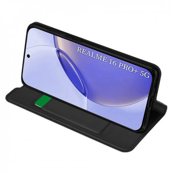 Techsuit Magskin Book Realme 16 Pro Black