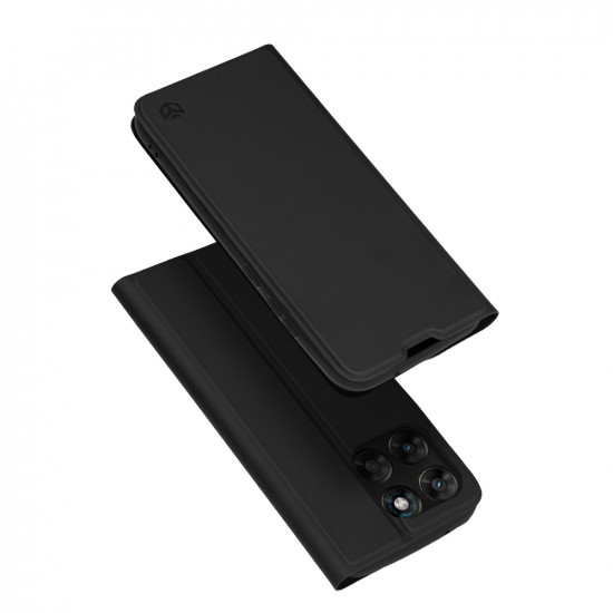 Techsuit Magskin Book Motorola Moto G77 / G67 Black