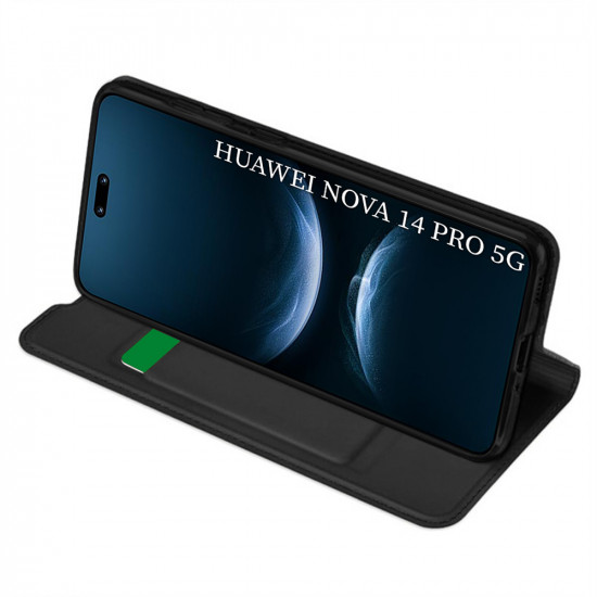 Techsuit Magskin Book Huawei nova 14 Pro Black Techsuit Magskin Book Huawei nova 14 Pro Black