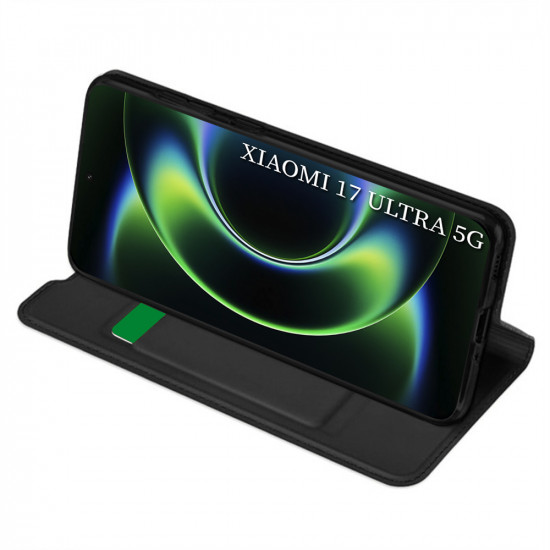 Techsuit Magskin Book Xiaomi 17 Ultra Black