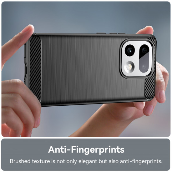 Techsuit Carbon Silicone Realme 16 Pro+ Black Techsuit Carbon Silicone Realme 16 Pro+ Black