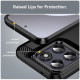 Techsuit Carbon Silicone Motorola Moto G77 / G67 Black