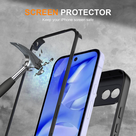 Techsuit ColorVerse 360 Series + Screen Protector Google Pixel 10a Black Techsuit ColorVerse 360 Series + Screen Protector Google Pixel 10a Black