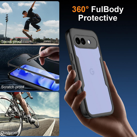 Techsuit ColorVerse 360 Series + Screen Protector Google Pixel 10a Black Techsuit ColorVerse 360 Series + Screen Protector Google Pixel 10a Black