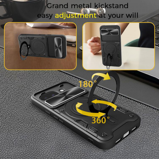Techsuit CamGuard Pro Google Pixel 10a Black Techsuit CamGuard Pro Google Pixel 10a Black