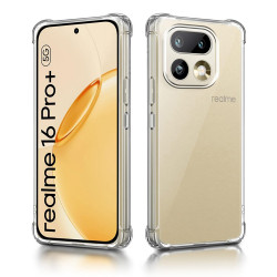 Techsuit Shockproof Clear Silicone Realme 16 Pro+ Clear